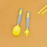 Baby Silicon Spoon Fork Set